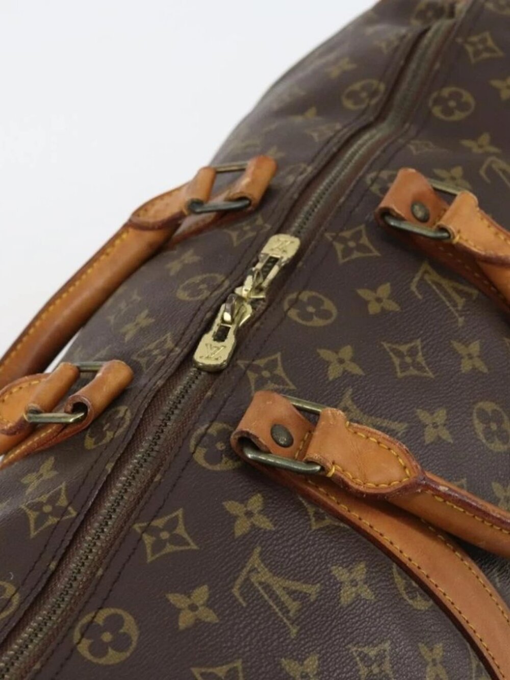 LOUIS VUITTON Monogram Keepall Bandouliere 50 Boston Bag M41416 LV Auth 149416 - Picture 9 of 16